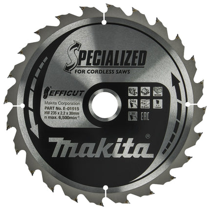 Afbeelding Makita zaagb ffcut 235x30 24t 20g E-01915