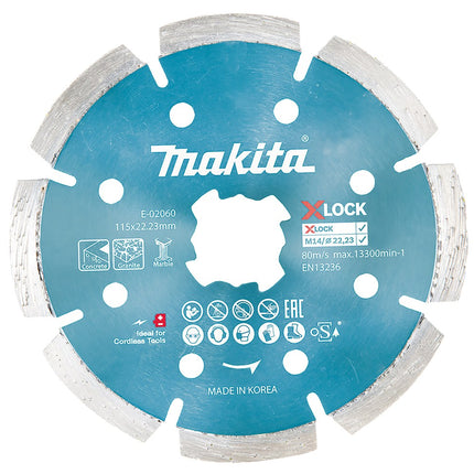 Afbeelding Makita diamantschijf x-l 115x22,2mm E-02060