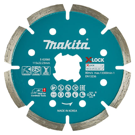 Afbeelding Makita diamantschijf x-l 115x22,2mm E-02060