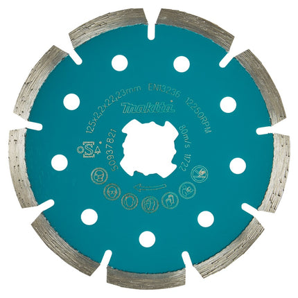 Afbeelding Makita diamantschijf x-l 125x22,2mm E-02076