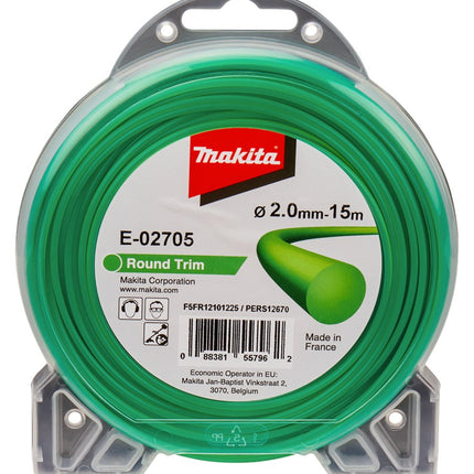 Afbeelding Makita maaidraad 2,0x15m "rnd" E-02705