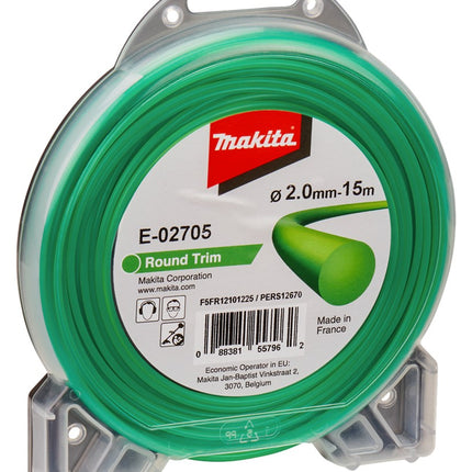 Afbeelding Makita maaidraad 2,0x15m "rnd" E-02705