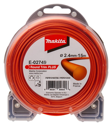 Afbeelding Makita maaidraad 2,4x15m rnd E-02749