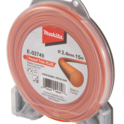 Afbeelding Makita maaidraad 2,4x15m rnd E-02749