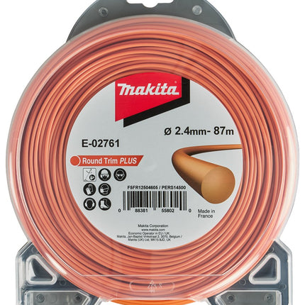 Afbeelding Makita maaidraad 2,4x87mtr rnd E-02761
