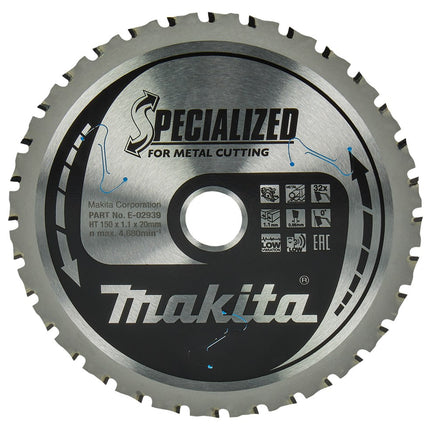 Afbeelding Makita zaagb staal 150x20x? 32t 0g E-02939