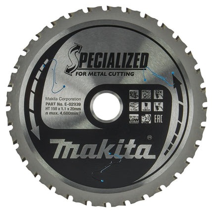 Afbeelding Makita zaagb staal 150x20x? 32t 0g E-02939