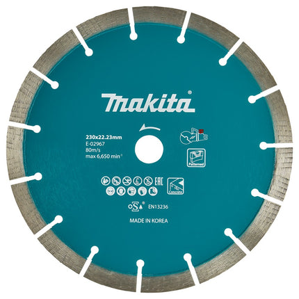 Afbeelding Makita diamantschijf 230x22,2mm E-02967