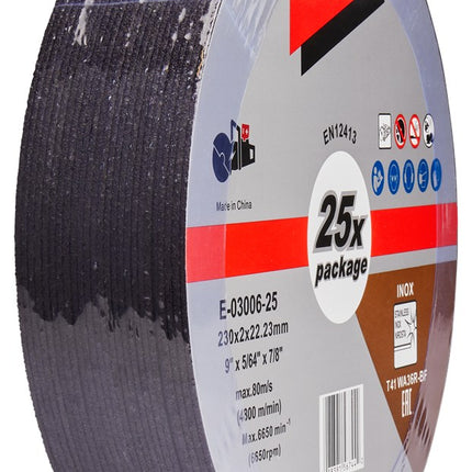 Afbeelding Makita doorslijpsch. 230x2,0mm met 25 E-03006-25