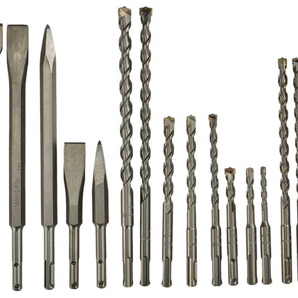 MAKITA SDS+ BOOR/BEITELSET 17DLG ALU