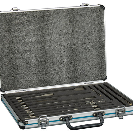 Afbeelding Makita sds boor/beitelset 17dlg alu E-03115