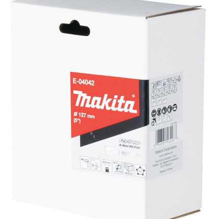 Afbeelding Makita gatzaag 127mm bim snelwissel E-04042
