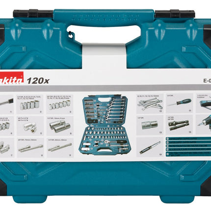 Afbeelding Makita handgereedschapset 120 delig E-06616
