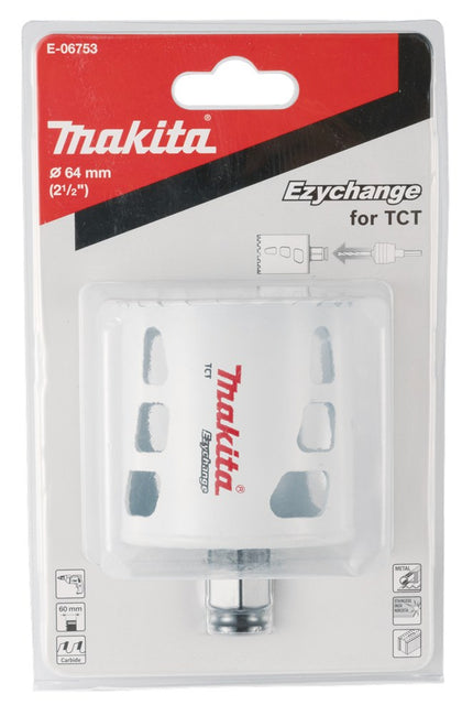 Afbeelding Makita gatzaag 64mm hm snelwissel E-06753