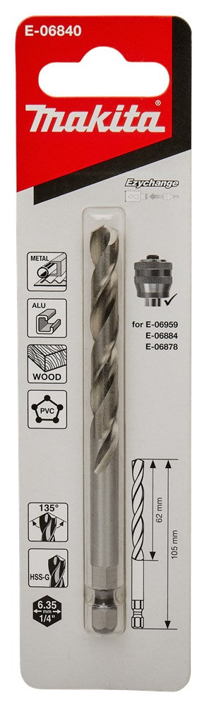 Afbeelding Makita centr boor gatzaagh hss-g snel E-06840