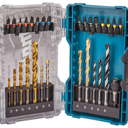 Afbeelding Makita boor/bit set 29-delig display E-07054