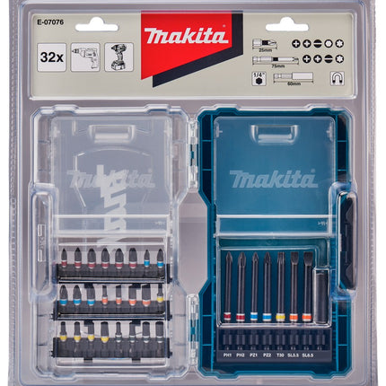 Afbeelding Makita bit set 32-delig E-07076