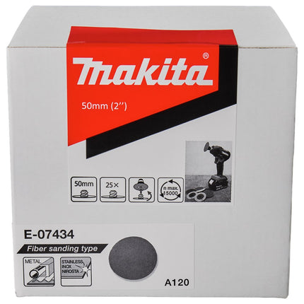 Afbeelding Makita schuurschijf 50mm a120 E-07434