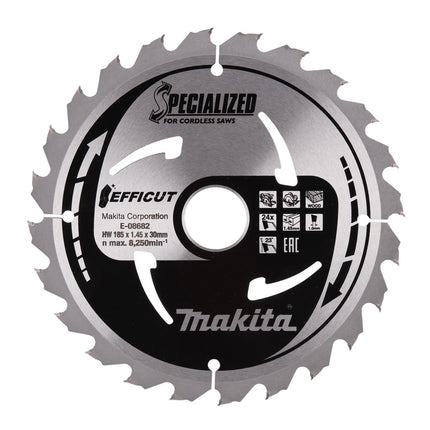 Afbeelding Makita zaagb.hout 185x1.45x30 t24 E-08682