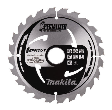 Afbeelding Makita zaagb.hout 185x1.45x30 t24 E-08682
