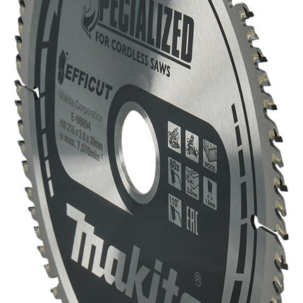 Afbeelding Makita zaagb.hout 216x1.5x30 t80 E-08894