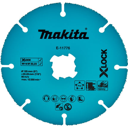 Afbeelding Makita diamantschijf 125mm x-lock tcg E-11776