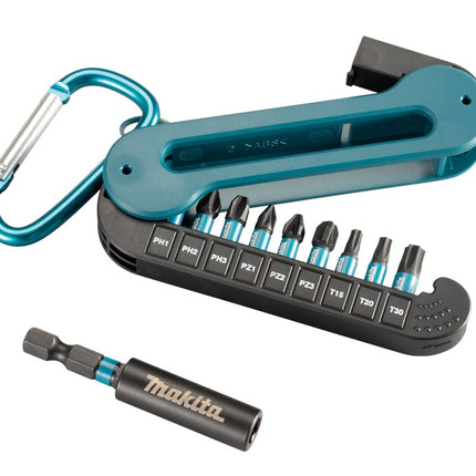 Afbeelding Makita schroefbitset 10-dlg impblack E-12005