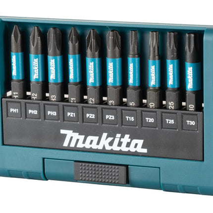 Afbeelding Makita schrbset 10-dlg impblack E-12011