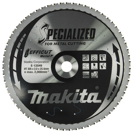 Afbeelding Makita zaagb effi 305x25.4x2 63t stl E-12049
