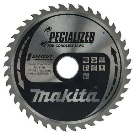 Afbeelding Makita hm zaagb effi compo 185x30x40t E-12170
