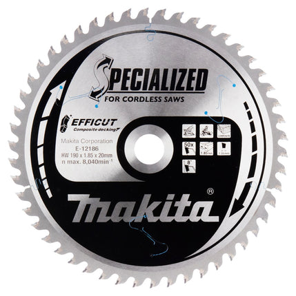 Afbeelding Makita hm zaagb effi compo 190x20x50t E-12186