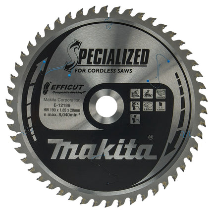 Afbeelding Makita hm zaagb effi compo 190x20x50t E-12186