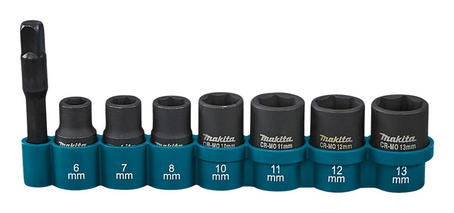 Afbeelding Makita krachtdoppenset 8-dlg 1/4 E-12289