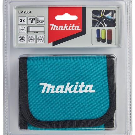 Afbeelding Makita krachtdoppenset 3-dlg 1/2 E-12354