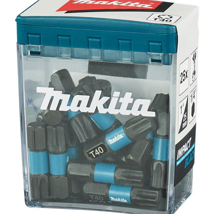 MAKITA E-12669 SCHROEFBIT T40X25MM 25ST IMPB