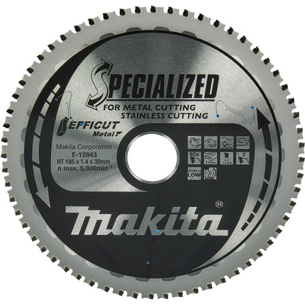 Afbeelding Makita zaagb.effi 185x30x1.4 60t stl E-12843