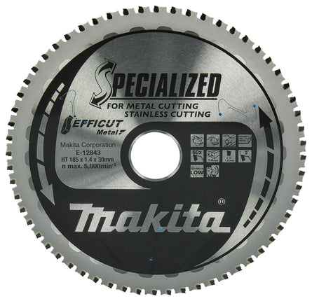 Afbeelding Makita zaagb.effi 185x30x1.4 60t stl E-12843