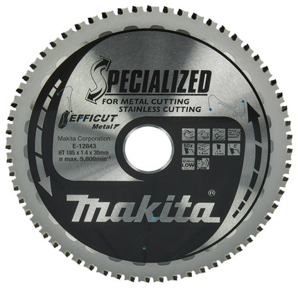 Afbeelding Makita zaagb.effi 185x30x1.4 60t stl E-12843