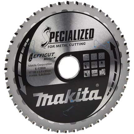 Afbeelding Makita zaagb.effi 185x30x1.4 45t stl E-12859