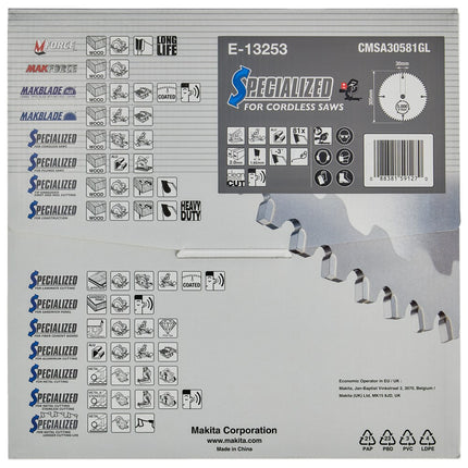 Afbeelding Makita efficut zaagb 305x30 81t alu E-13253