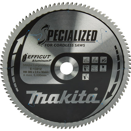 Afbeelding Makita efficut zaagb 305x30 96t alu E-13312