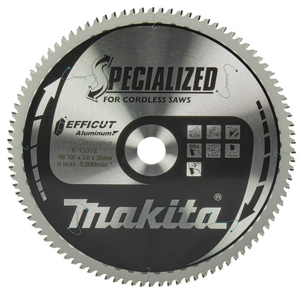 Afbeelding Makita efficut zaagb 305x30 96t alu E-13312