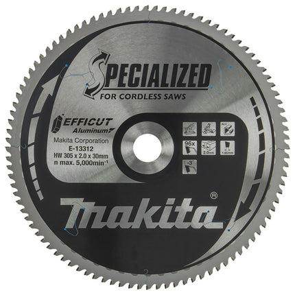 Afbeelding Makita efficut zaagb 305x30 96t alu E-13312