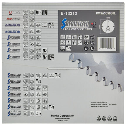 Afbeelding Makita efficut zaagb 305x30 96t alu E-13312