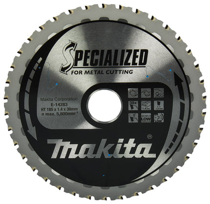 Afbeelding Makita zaagb staal 185x30 38t 0g E-14283