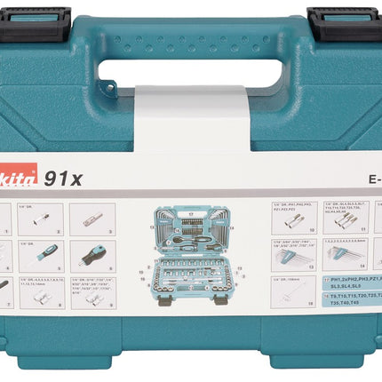 Afbeelding Makita handgereedschapsset 91-delig E-15752