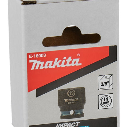 Afbeelding Makita krachtdop impbl 3/8 19mm E-16003