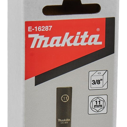 Afbeelding Makita krachtdop impbl 3/8 11mm lang E-16287