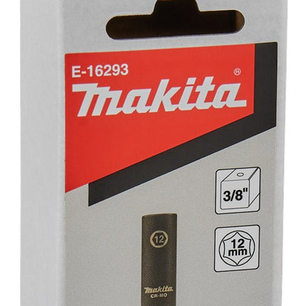 Afbeelding Makita krachtdop impbl 3/8 12mm lang E-16293