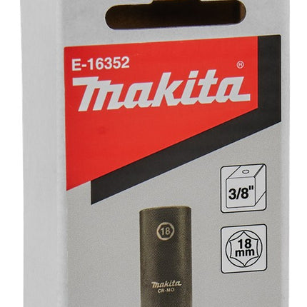 Afbeelding Makita krachtdop impbl 3/8 18mm lang E-16352
